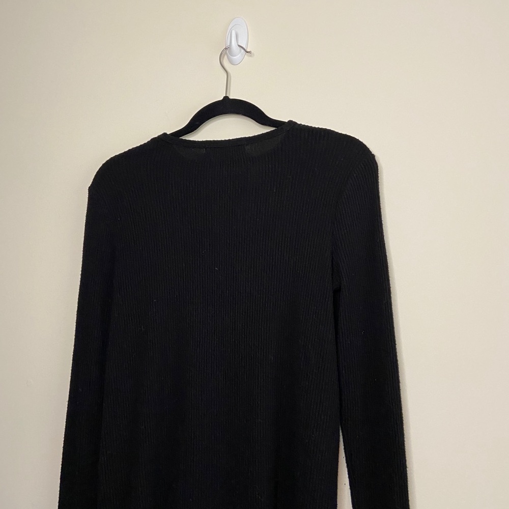 UO+PROJECT SOCIAL T Black Cutout Long Sleeve Top - Picture 9 of 10